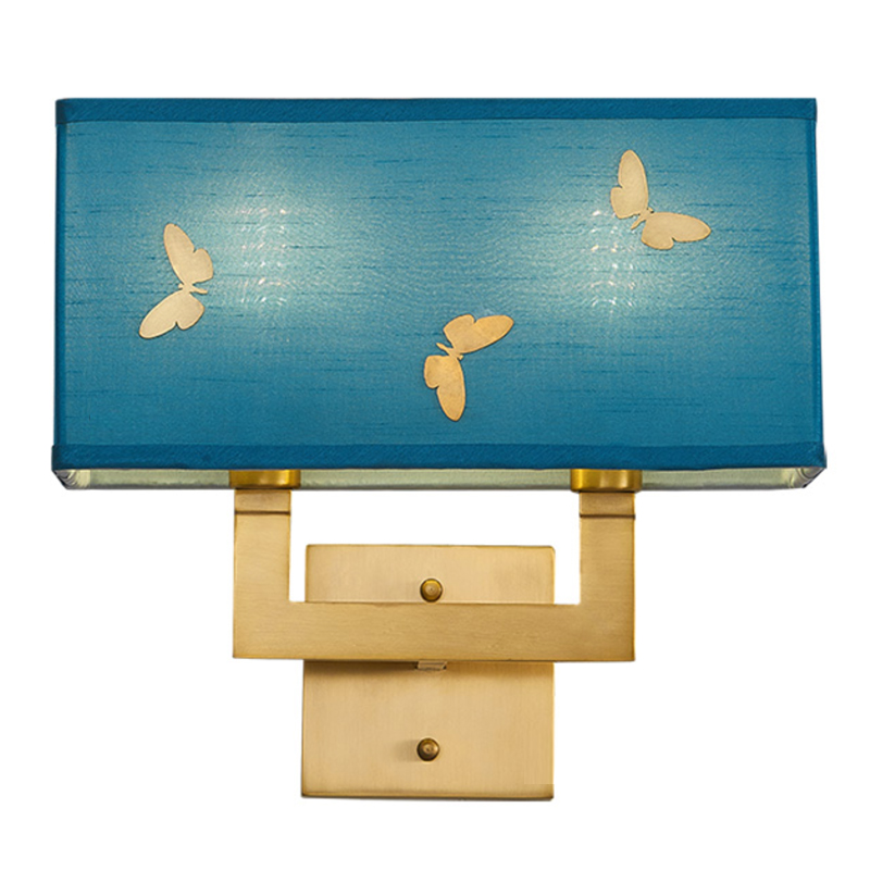    Butterflies Blue Background Wall Lamp 2     | Loft Concept 