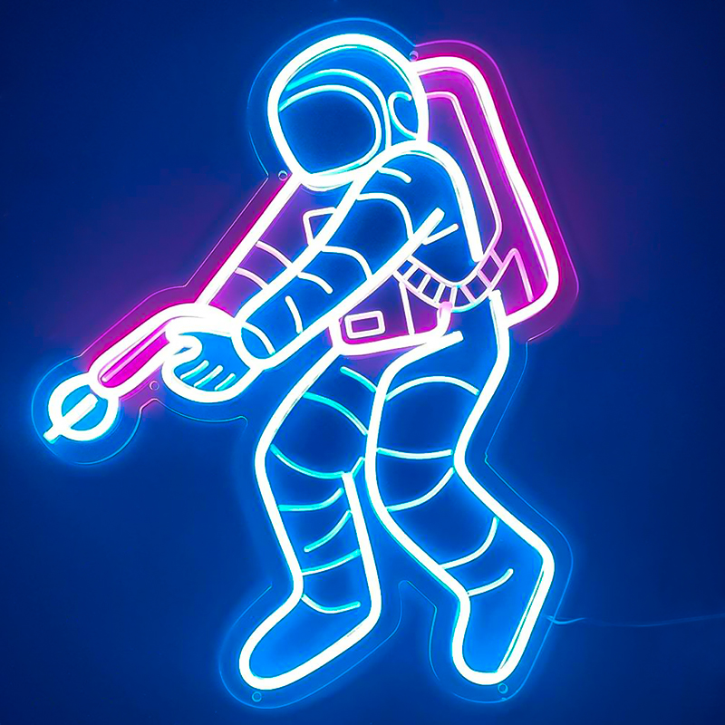    Astronaut Neon Wall Lamp     | Loft Concept 