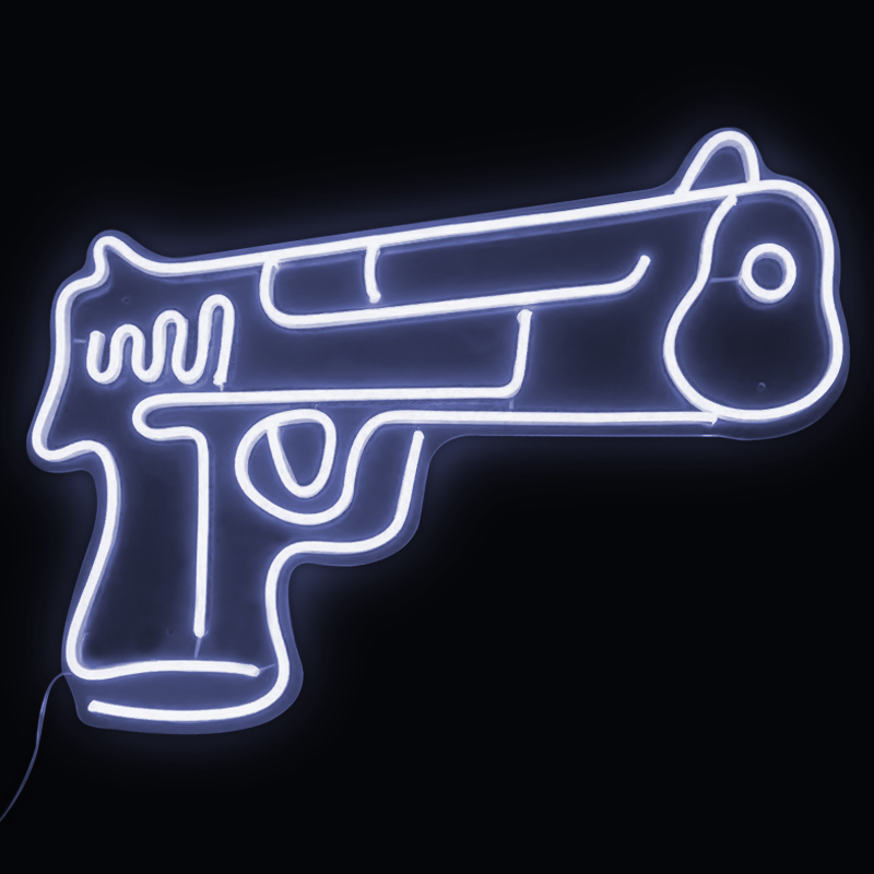    Gun Neon Wall Lamp     | Loft Concept 