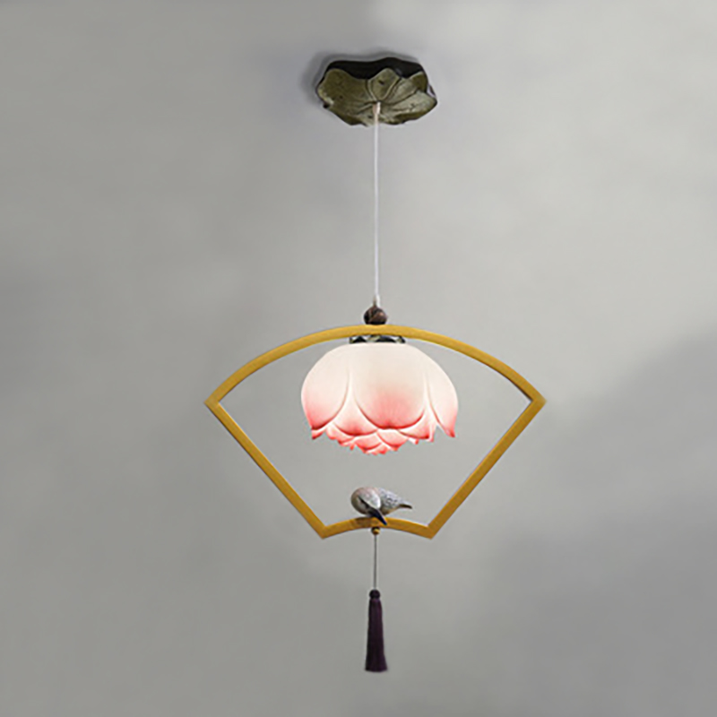  Bird with Tassel Fan    ̆ ̆   | Loft Concept 
