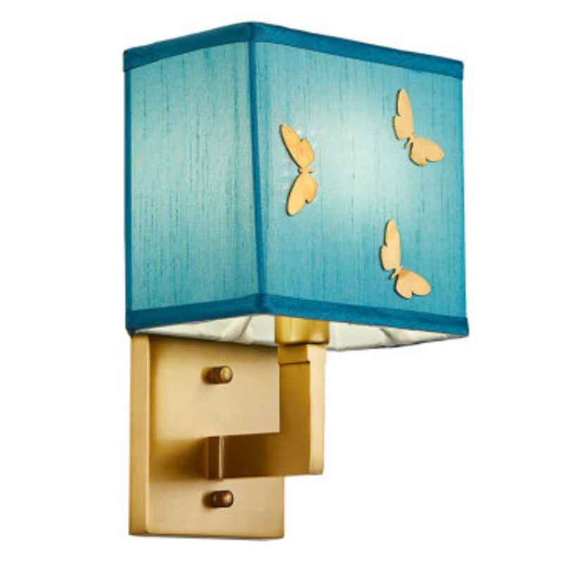    Butterflies Blue Background Wall Lamp 1     | Loft Concept 