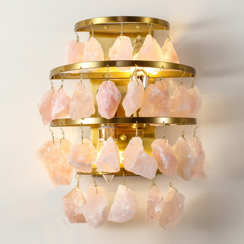 Hardis Pink stone Wall Lamp      | Loft Concept 