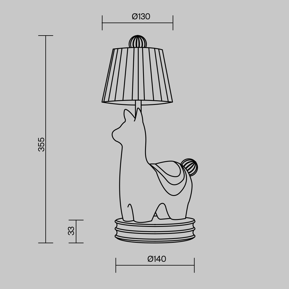 Настольный светильник Senor Alpaca 3000К 7Вт в Москве