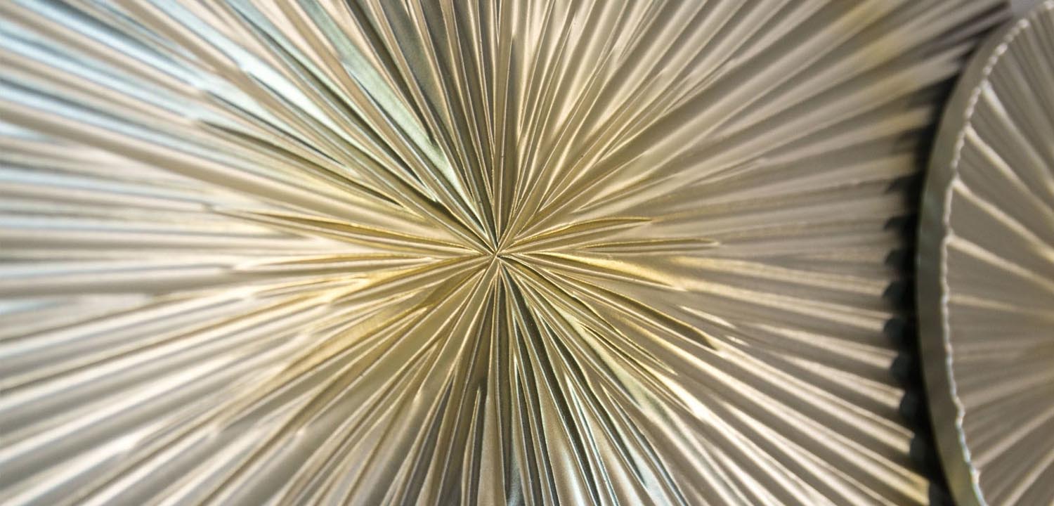 Арт-объект Apollo Gold and Silver Wall Plaque Disc 5 - фото №1