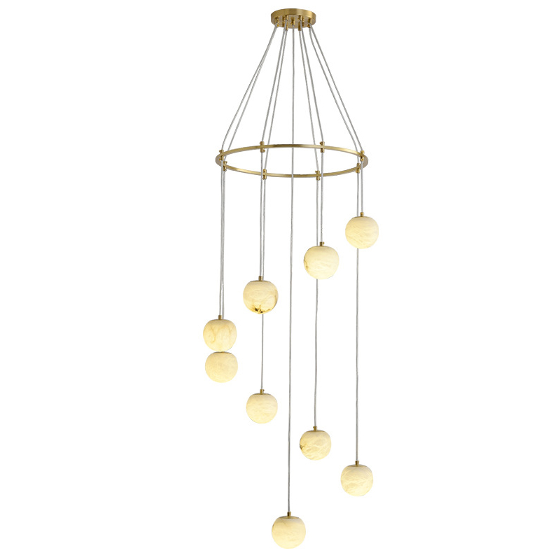  C 9      Nine Marble Balls Lamp    | Loft Concept 