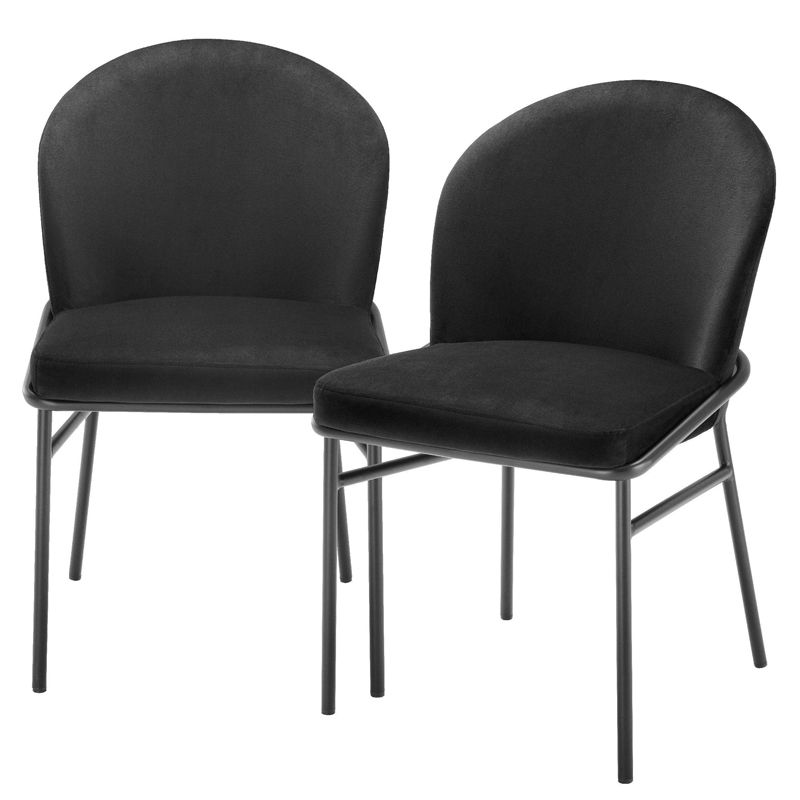 Комплект из двух стульев Eichholtz Dining Chair Willis Set of 2 black