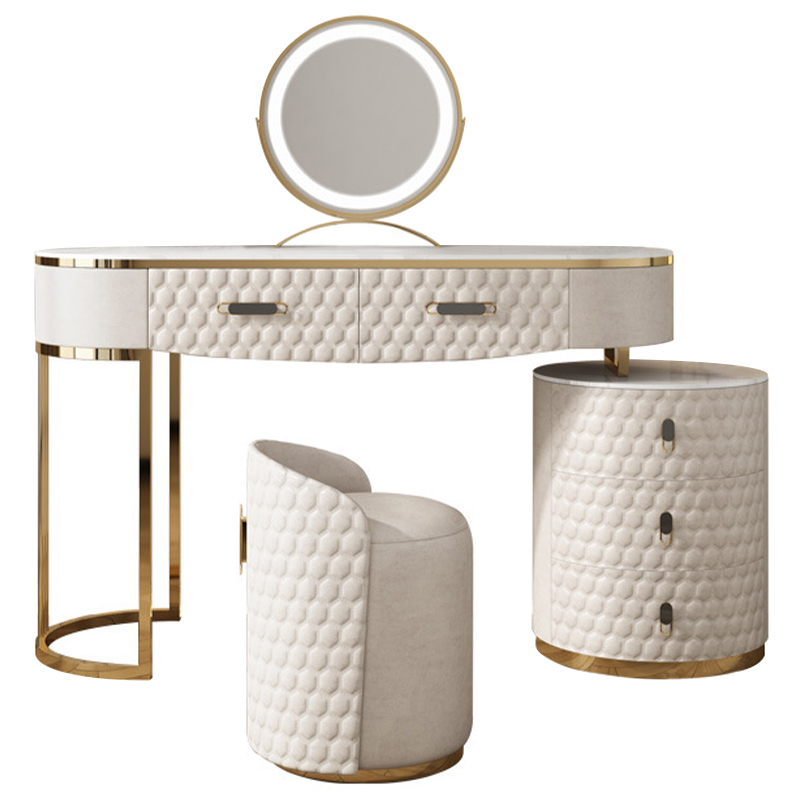  Kathryn Bedroom Dressing Table White      Bianco   | Loft Concept 