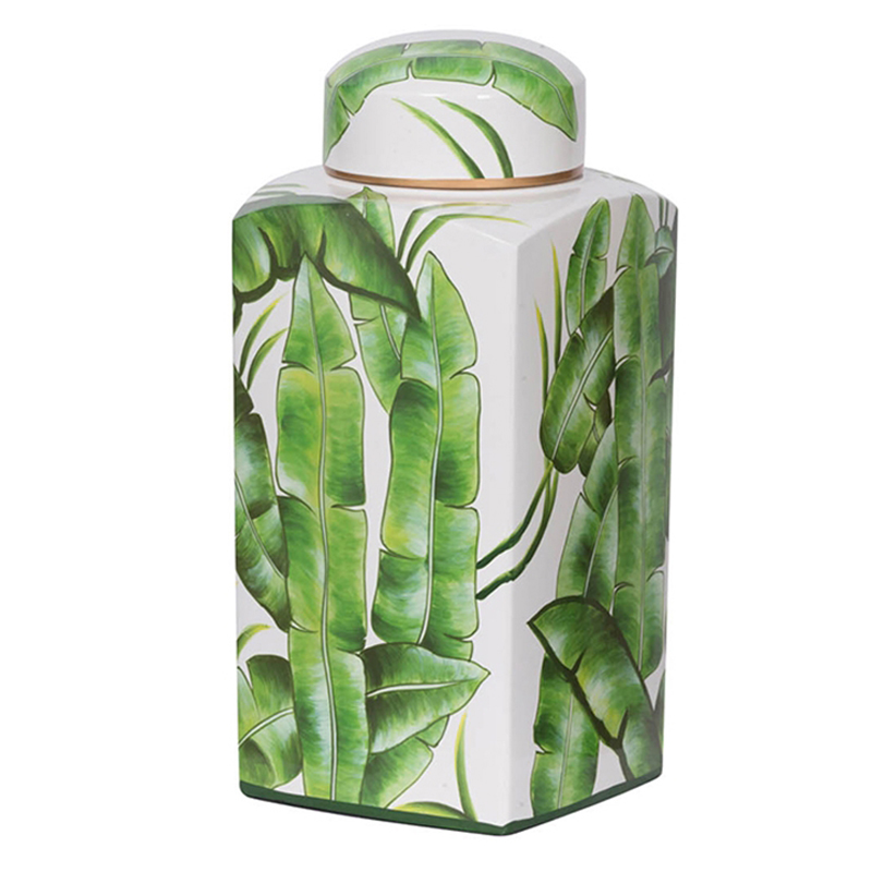  Vase Green Leaves 36     | Loft Concept 