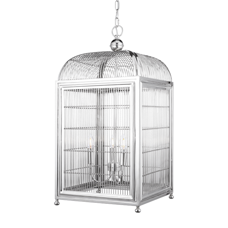   Bird cage chrome Lantern Falcon    | Loft Concept 