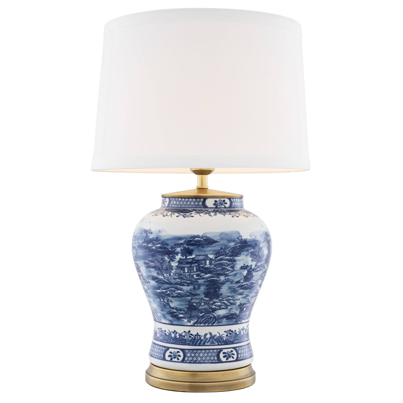   Eichholtz Table Lamp Chinese Blue        | Loft Concept 