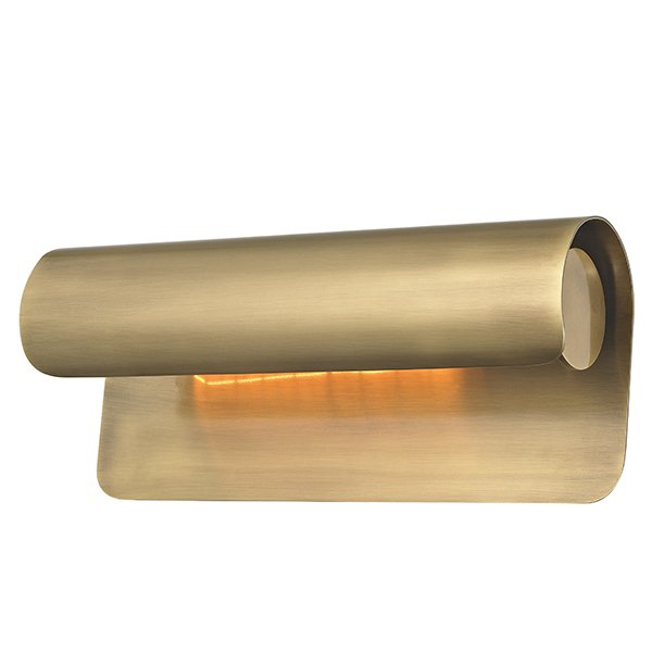  Hudson Valley 1513-AGB Accord 1 Light Wall Sconce In Aged Brass    | Loft Concept 