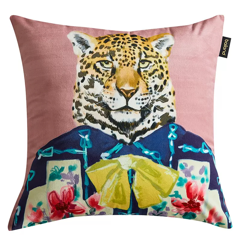    Gucci Leopard Fashion Animals Cushion Pink     | Loft Concept 