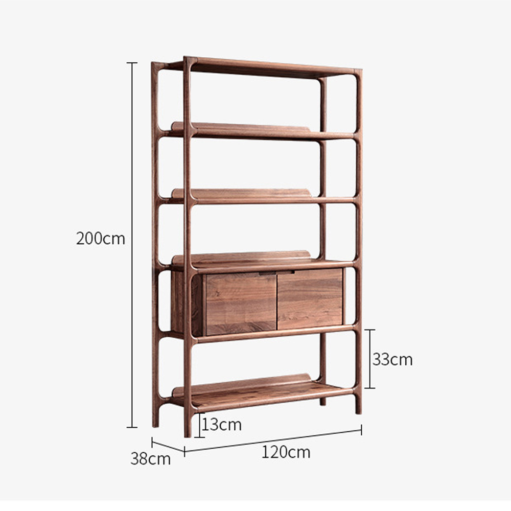 Стеллаж в гостиную для книг Moon Walnut Furniture в Москве