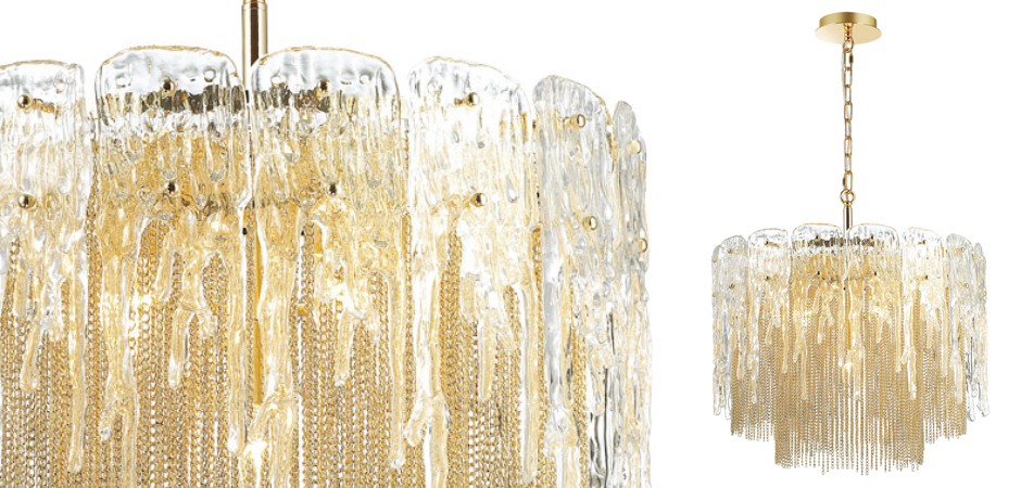 Люстра Ice and Gold Chains - Loft-Concept в Москве