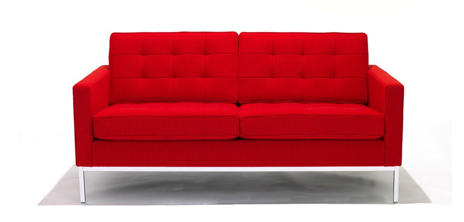 Покажи диваны картинки. Диван Флоранс Нолл. Диван Florence 2-х местный. Красный диван. Диван красный раскладной.
