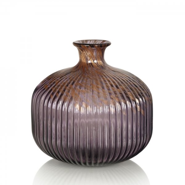 

Стеклянная ваза Cellular Purple vase