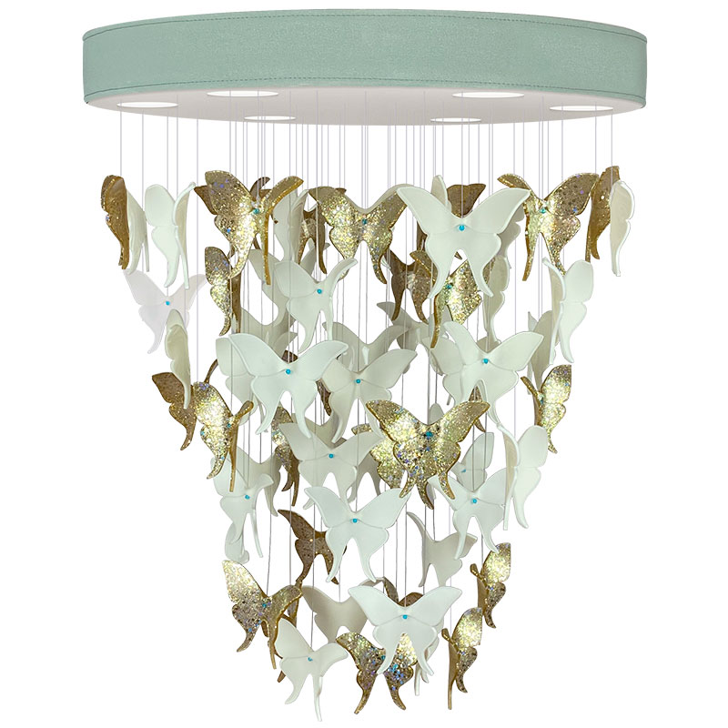    -  Night Butterflies Chandelier Gold      | Loft Concept 