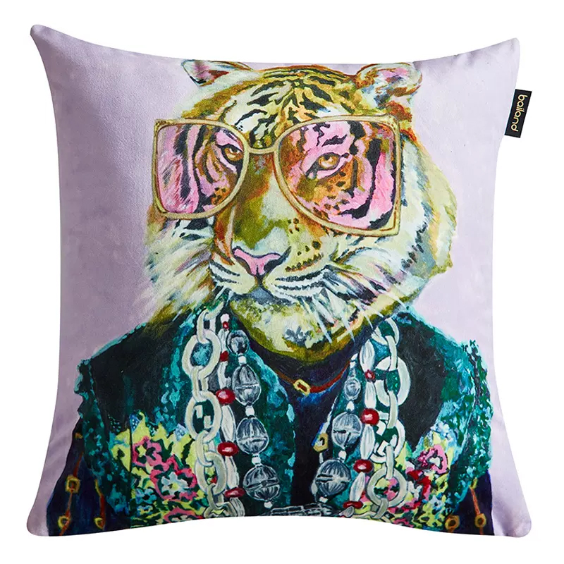 Декоративная подушка Стиль Gucci Tiger Fashion Animals Cushion
