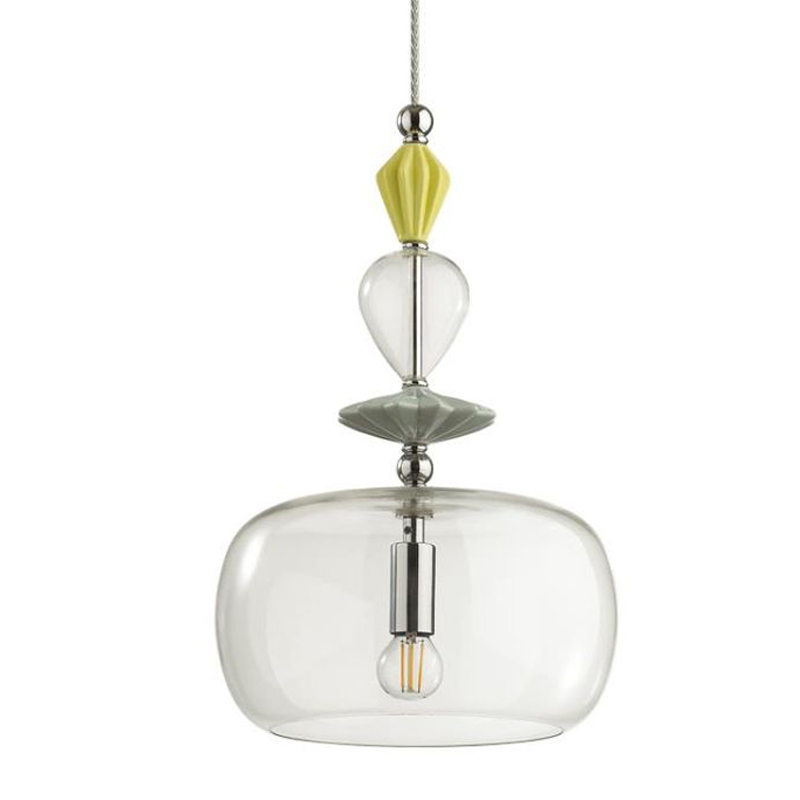   Iris Glas hanging lamp candy A chrome           | Loft Concept 