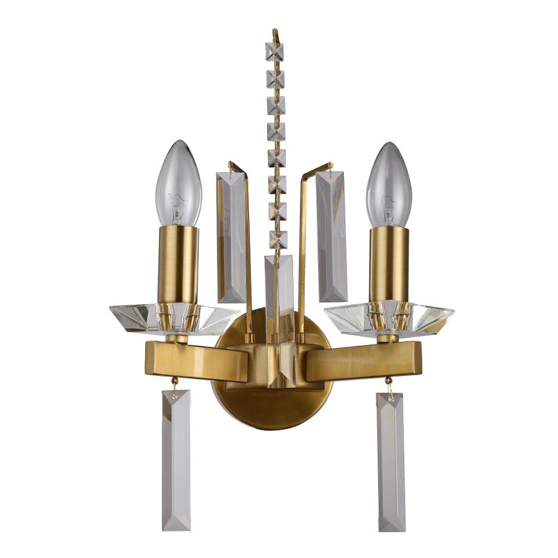  Vivien Crystal Brass Wall Lamp     | Loft Concept 