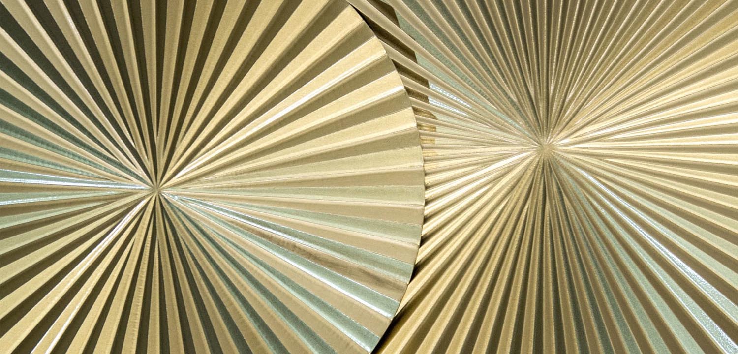 Арт-объект Apollo Gold Wall Plaque Disc 3 - фото №1