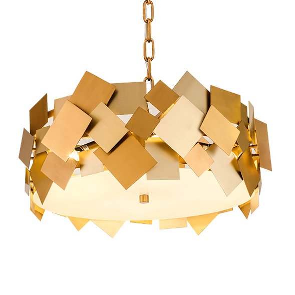  Gold Plate Chandelier 4    | Loft Concept 