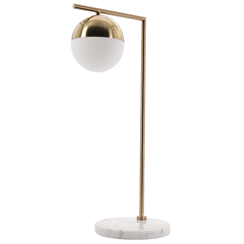 Geneva Glass Table Lamp Globe    Bianco   | Loft Concept 