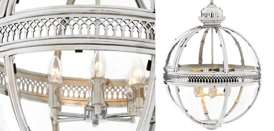 Люстра Lantern Residential Nickel L - фото №1