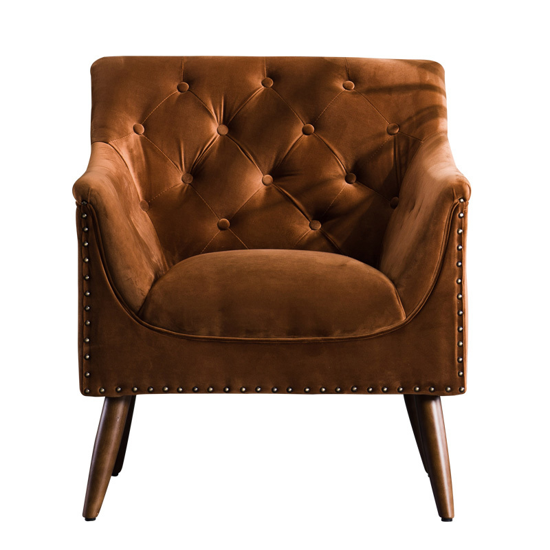 Кресло Terracotta Velvet Armchair