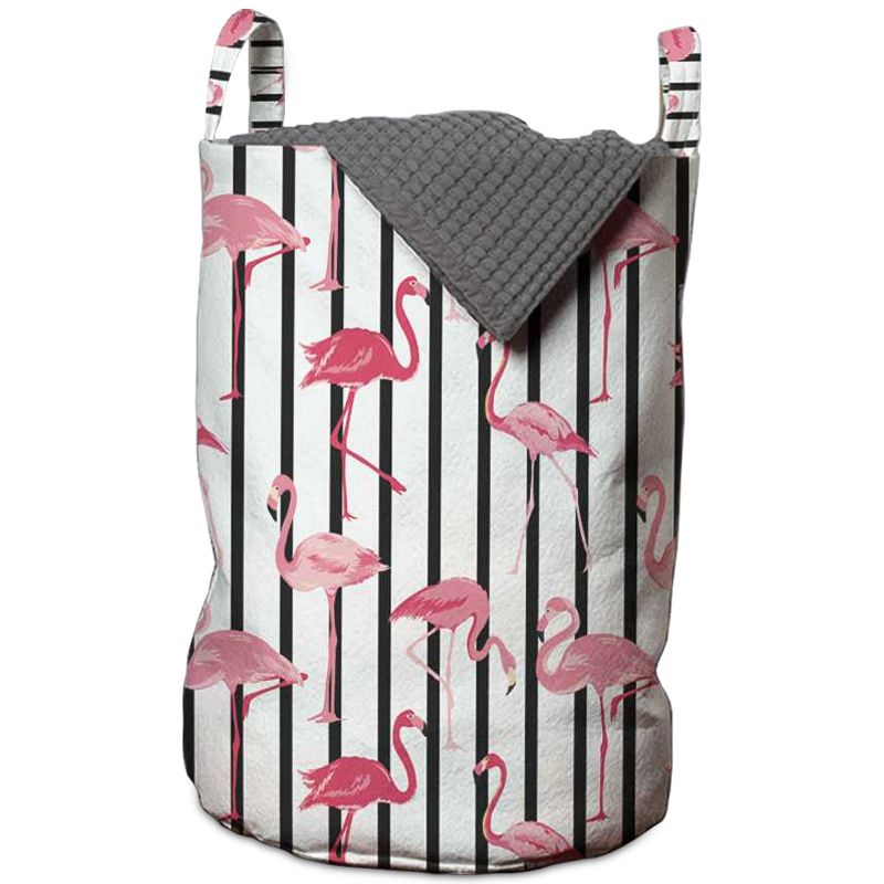  Flamingo Stripes Basket - ̆ ̆   | Loft Concept 