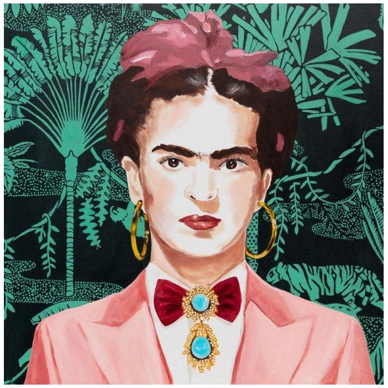  Frida with Pink Power Suit and Jungle Wallpaper    | Loft Concept 
