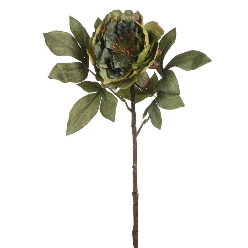 

Декоративный искусственный цветок Зеленый Пион