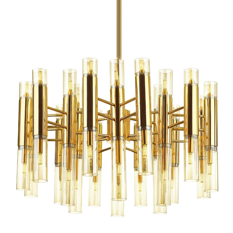  WATERFALL chandelier crystal 86    (Amber)   | Loft Concept 
