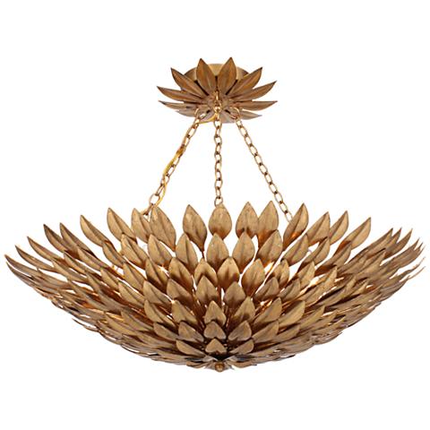  Crystorama Broche plumage  Antique Gold CHANDELIER    | Loft Concept 