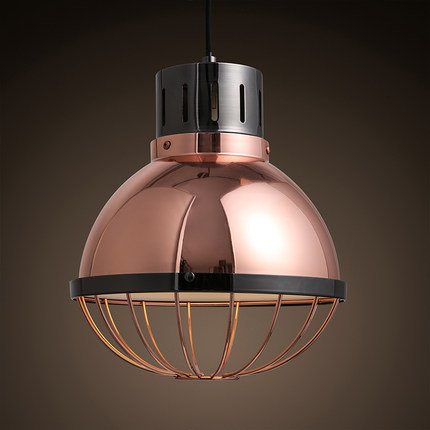 Подвесной светильник Ufo Copper Pendant Small Черный Медь в Москве | Loft Concept 