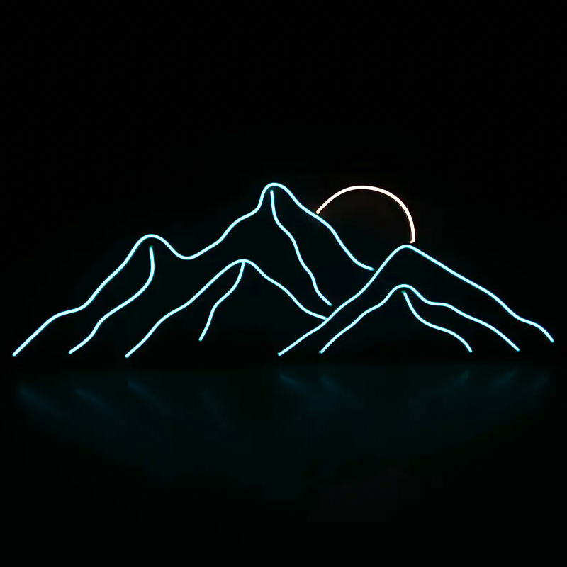    Mountains Neon Wall Lamp  ̆    | Loft Concept 