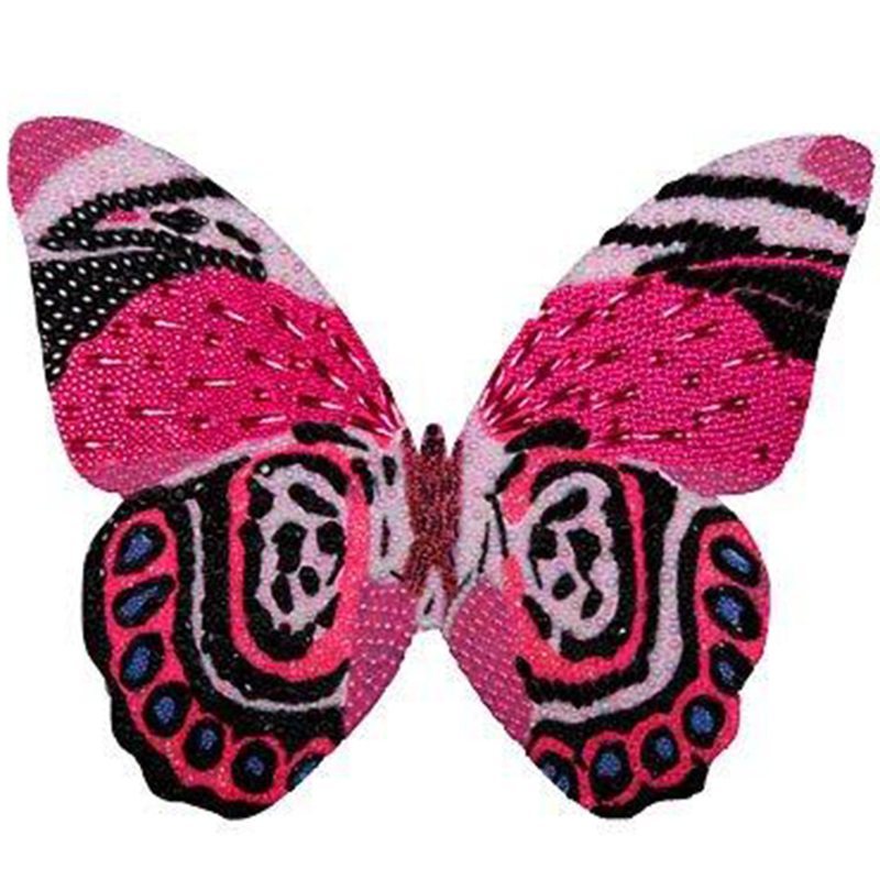  "Pink and Black Mini Butterfly Cut Out"    | Loft Concept 
