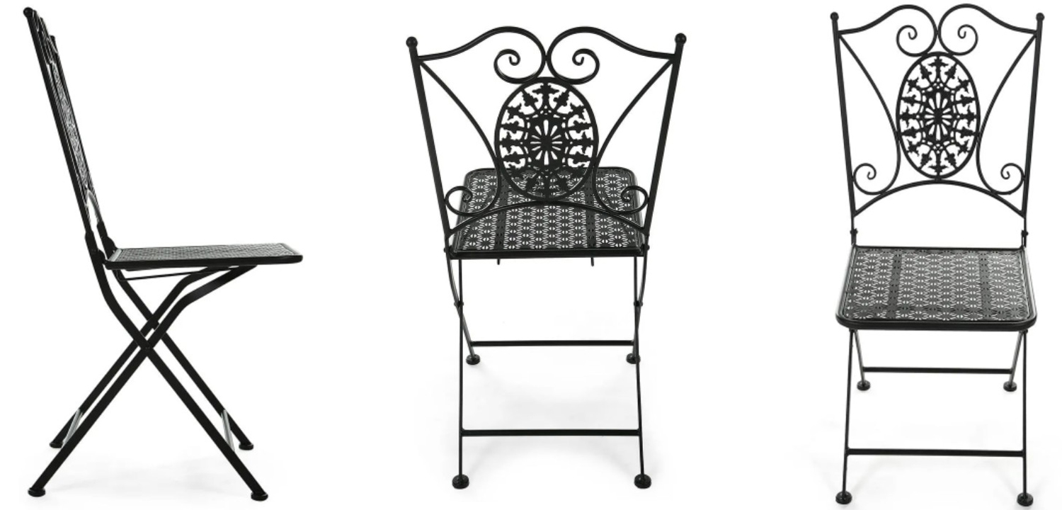 Стул Forged Patterns Eline Black - фото