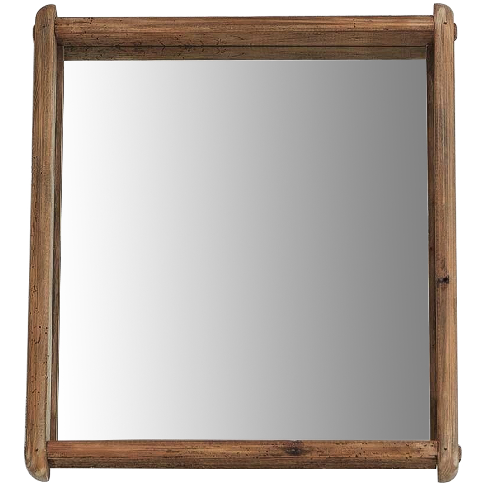 

Квадратное настенное зеркало в деревянной раме Lyons Mirror