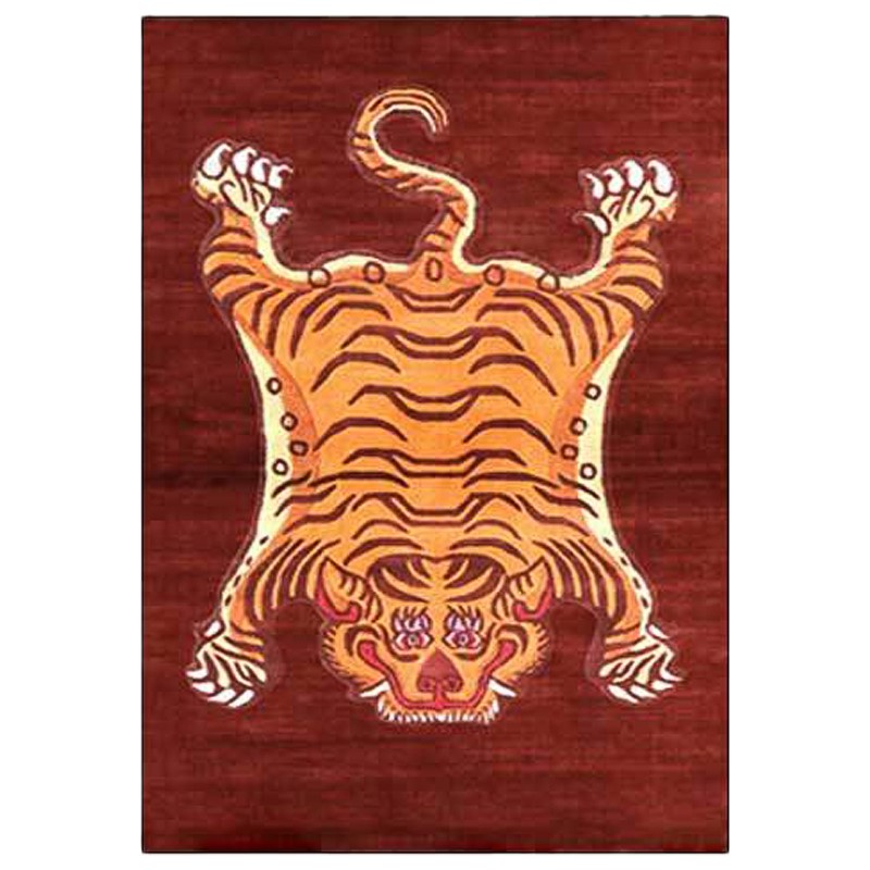    Tibetan Tiger Rug Red     | Loft Concept 