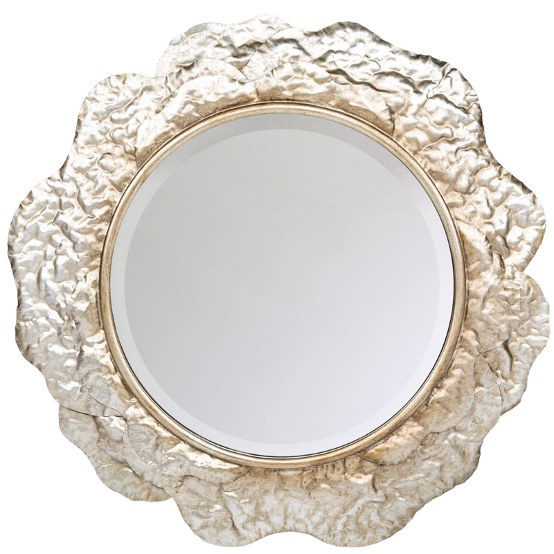  Chlodio Crumpled Silver Mirror    | Loft Concept 