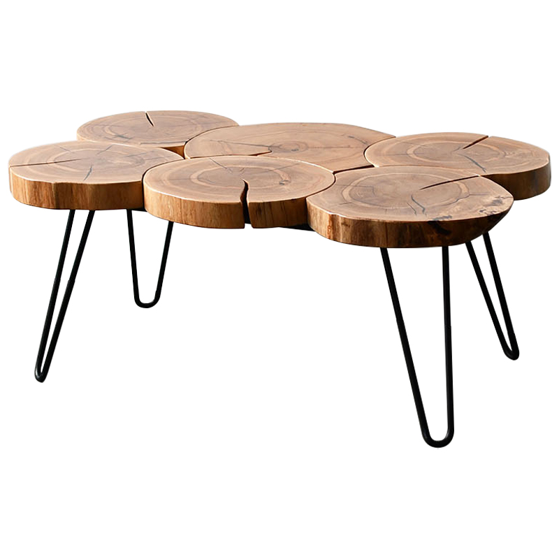   Harun Industrial Metal Rust Coffee Table     | Loft Concept 