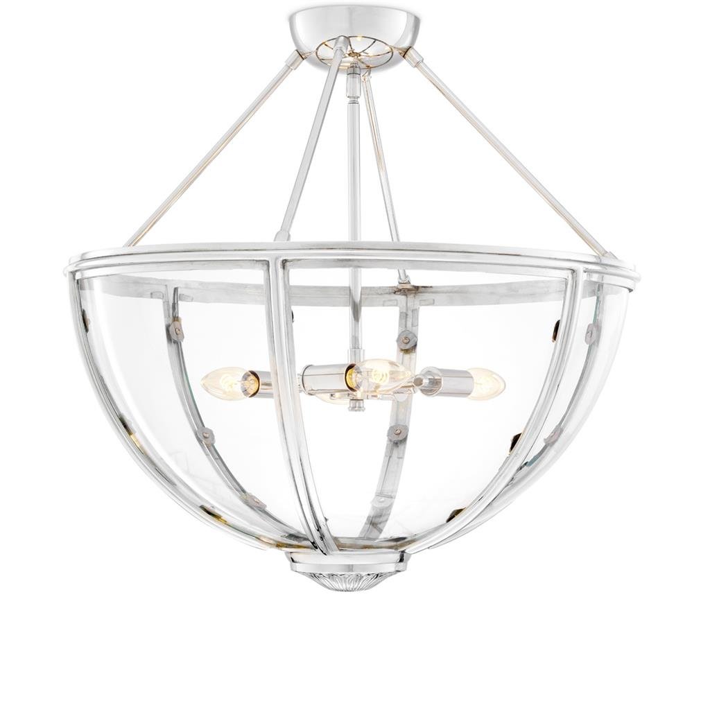 Потолочный светильник Eichholtz Ceiling Lamp Deveraux Nickel 241000₽