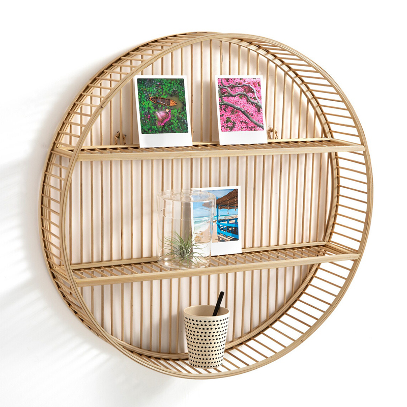  Wicker Bamboo Shelf    | Loft Concept 