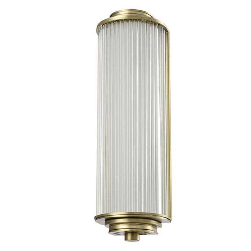  Brion Glass TUBE Wall Lamp Brass   (Transparent)   | Loft Concept 