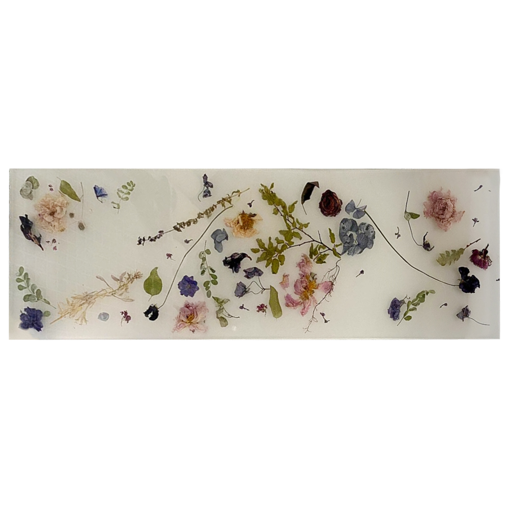 

Поднос для ванны из эпоксидной смолы с цветами белая Epoxy Resin Flowers Bath Tray White