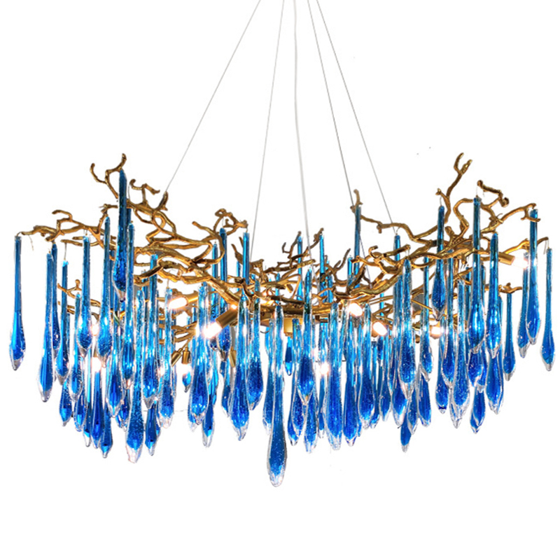  Blue Fountain Chandelier      | Loft Concept 