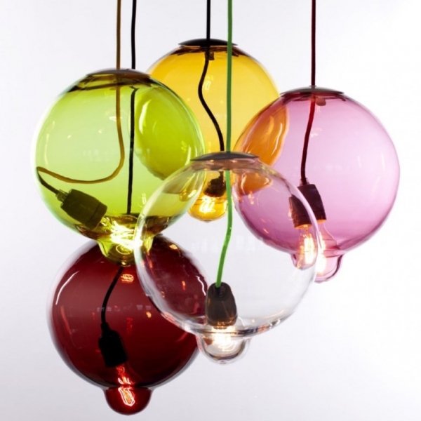  Cappellini Meltdown Suspension Lamp   (Amber)  (Gray)   (Red)   (Rose)   | Loft Concept 