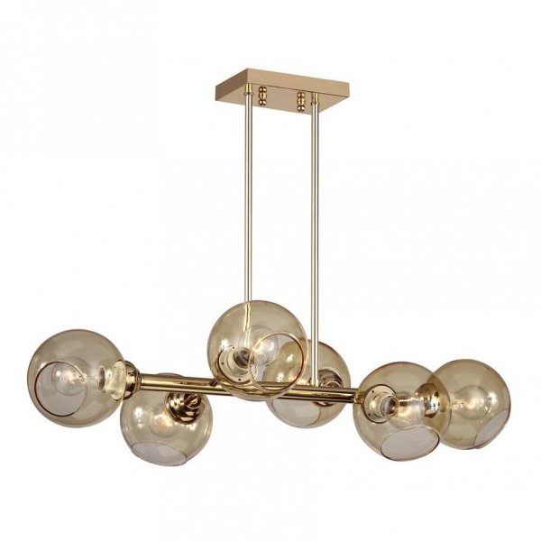  Glass Bubble Chandelier Brass    | Loft Concept 