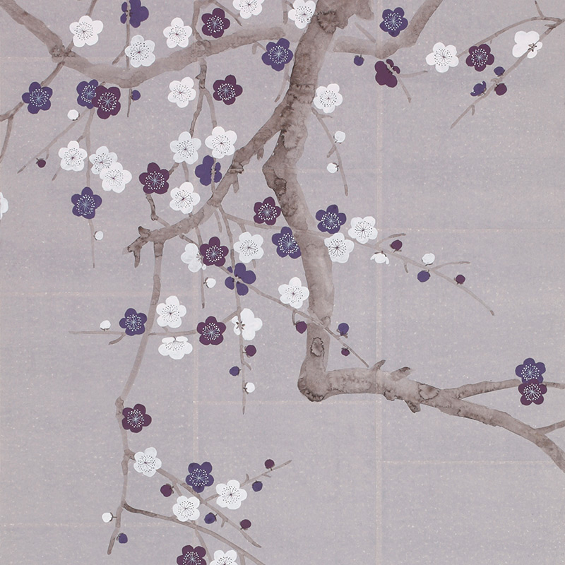    Plum Blossom Lavender on Rich Mauve India tea paper    | Loft Concept 
